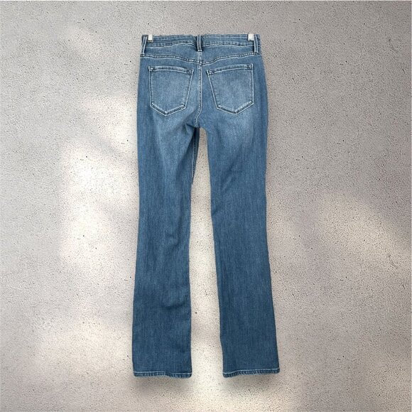 Old Navy Wow Boot-Cut Jeans Women’s 4 Blue Mid-Rise Stretch Flare Y2K Soft Denim - Picture 2 of 7